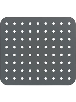 Frefly Store Lavabo Matı Kare Cam Gri Lavabo Matı, Ekstra Güçlü Gri