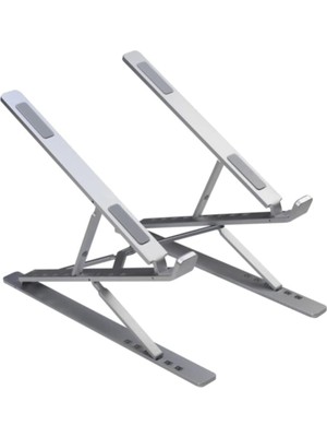 Frefly Store Çift Katlı Ayarlanabilir Laptop Stand Katlanabilir Alüminyum Tablet Notebook Stand Dizüstü Bilgisayar Standı