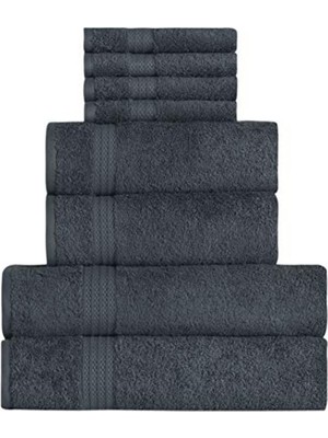 Frefly Store Yüksek Emici 8 Parça Havlu Seti, Lüks Banyo Için 2 Banyo ve 4 Mutfak Havlusu