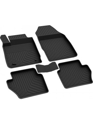 Frefly Store Ford Puma ile Uyumlu Ferrous 4d Havuzlu Kauçuk Paspas 2019 2025