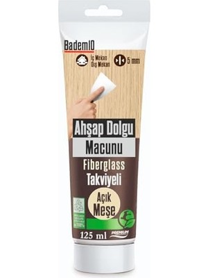 Frefly Store Ahşap Parke Tamir Macunu Açık Meşe Mobilya Masa Dolgu Çatlak Çizik Giderici 125 ml Kullanım Hazır