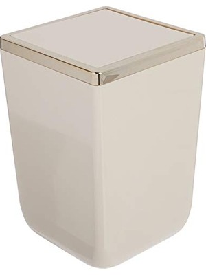 Frefly Store Toskana Çöp Kovası 6 Lt Bej Altın