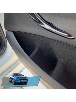 Frefly Store Ford Puma Konfor Seti̇-Araç Içi Saklama Alanları Kumaş Kaplama Set-Ses Izolasyon Amaçli Ürün