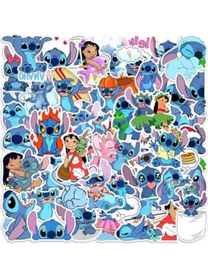 Frefly Store Stitch Seri 2 Defter Suluk Laptop Notebook Tablet Telefon Kılıf Sticker Seti