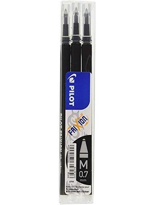 Frefly Store Frixion Ball Kalem Yedeği 0.7 Siyah 3 Lü Bls