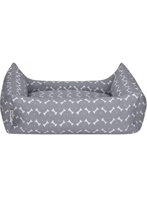 Frefly Store Uniform Bone Gri-Beyaz Köpek Yatağı M 60X70CM          [enerji Sınıfı A]