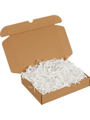 Frefly Store Beyaz Kırpık Kağıt (Zigzag Kağıt) - 1 kg
