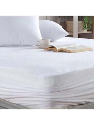Frefly Store FORMEYA%100 Pamuk Fitted Su Sıvı Geçirmez Yatak Koruyucu Alez Çarşaf (160 x 200)