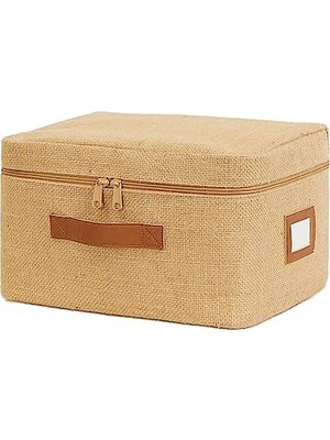 Frefly Store Ocean Home Textile Küçük Boy Jüt Hurç 30 x 22 x 18 cm
