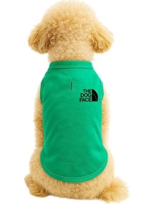 Frefly Store Kedi ve Köpek Kıyafeti & Elbisesi Yeşil The Dog Face Atlet Xs