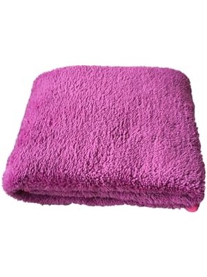 Frefly Store Tineke Kedi ve Köpek Battaniyesi Yumuşak Welsoft Peluş Yıkanabilir Mor 1 Adet Orta Boy 100X80