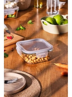 Frefly Store Borosilikat Cam Saklama Kabı - 800 ml