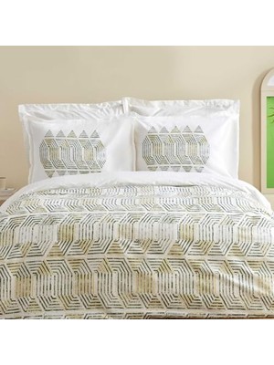 Frefly Store Karaca Home JENIK%100 Pamuk, Çift Kişilik Nevresim Takımı, Mavi