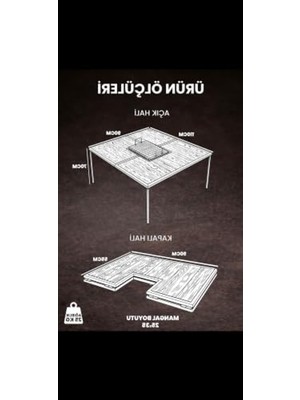 Frefly Store Katlanabilir Masa - Pratik Kullanım Için Taşınabilir Ocağa Uygun