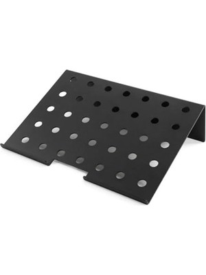 Frefly Store Ergonomik Soğutmalı Metal Laptop Yükseltici Standı, Siyah