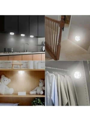 Frefly Store Hareket Sensörlü Taşınabilir Gece Lambası, Şarj Edilebilir LED