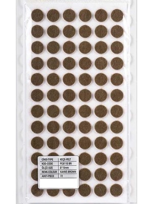 Frefly Store Masa - Sandalye Altı Keçe 15MM