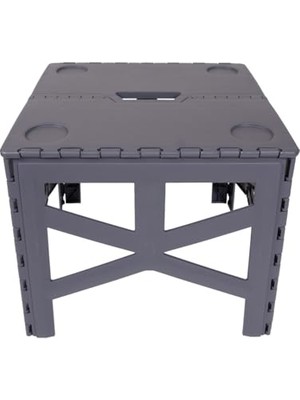 Frefly Store Katlanabilir Kamp ve Piknik Maı, 42X45X47 Cm, Plastik Malzeme, 60  Taşıma Kapasitesi, Kare Şekil, Türkiye Menşeili, Kamp/piknik/bahçe/balkon Kullanımı
