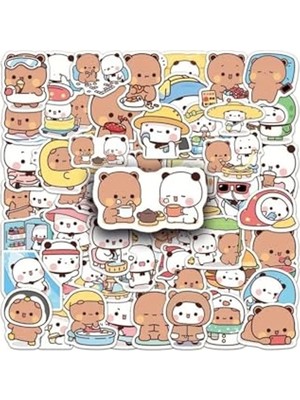 Frefly Store 50'li Sticker Seti, Laptop ve Notebook Için Eğlenceli Tasarımlar