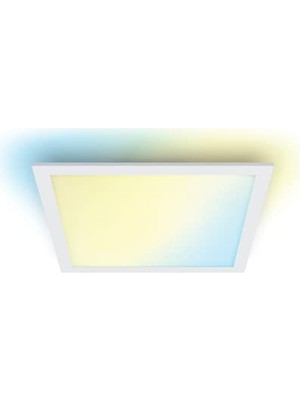 Frefly Store Wiz Panel Tavan Lambası Ayarlanabilir Beyaz, Kısılabilir, 1000 Lm, Sıcak Ila Soğuk Beyaz, Kare, Wi-Fi Üzerinden Uygulama/ses ile Akıllı Kontrol, Beyaz          [enerji Sınıfı G]