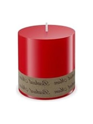 Frefly Store 7 cm Çapında Kırmızı Silindir Mum, 7 cm Boyutunda, Dekoratif Kullanım