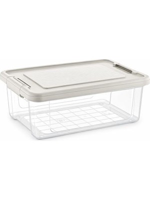 Frefly Store Orret Home Kilitli Saklama Kabı Şeffaf Organizer Pp Plastik Gıda Saklama Kabı Kapaklı Buzdolabı Düzenleyici Istiflenebilir Çok Amaçlı Saklama Kutusu (1,5 Lite)