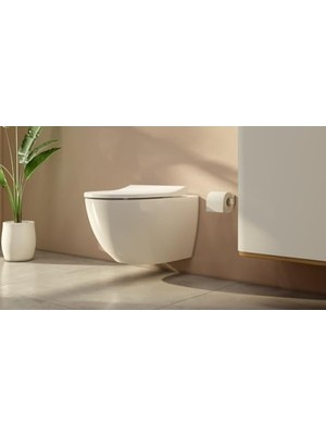 Frefly Store 54 cm Beyaz Rim-Ex Asma Klozet, Modern Tasarım ve Kolay Montaj
