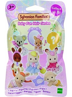 Frefly Store Epoch Sylvanian Families Bebek Minifigür Eğlenceli Saçlar Serisi, Çok Renkli, Plastik