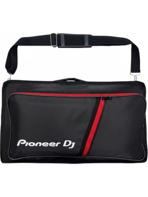 Frefly Store Pioneer Dj DDJ-400 ve Ddj-Flx4 Uyumlu Laptop Bölmeli Kırmızı Kadife Astarlı Soft Case Dj Controller Taşıma Çantası