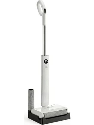 Frefly Store Eo-Tech DW200 Kablosuz Şarjlı Mop | Kuru/ıslak Mod | Kolay Temizlik | Kendini Temizleme | Türkçe Ses Bildirimi