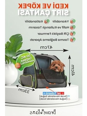 Frefly Store Xl Boyut Taşıma Çantası, Geniş Havalandırma ile Konforlu Seyahat