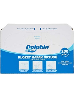 Frefly Store Dolphin Klozet Kapak Örtüsü 200LÜ