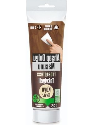 Frefly Store Koyu Ceviz Ahşap Parke Tamir Macunu, 125 ml Kullanıma Hazır