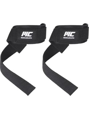 Frefly Store Musclecloth Padded Lifting Straps Siyah