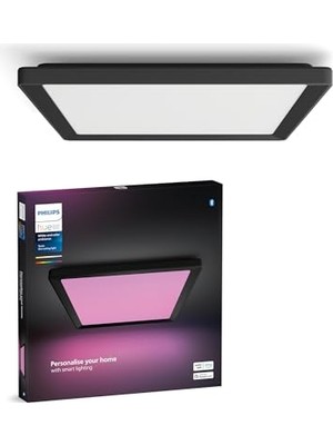 Frefly Store Philips Hue Tento Wca Slim Kare Tavan Paneli 40X40CM - Siyah - 25.000 Saat Ampul Kullanım Ömrü          [enerji Sınıfı E]