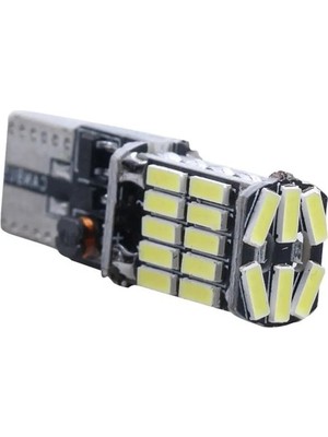 Frefly Store T10 Dipsiz Canbus 26 LED Ampul Seti, Beyaz Işık 2 Adet