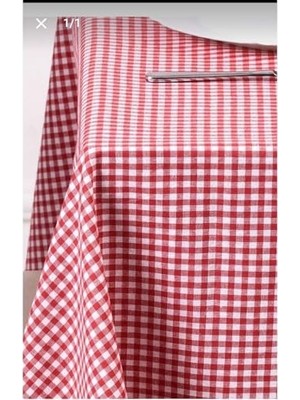 Frefly Store Denizli Çeyiz Küçük Kareli Desen 170X170 cm Pötikareli Masa Örtüsü Sofra Bezi Piknik Örtüsü