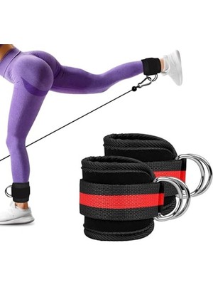 Frefly Store Spor Byfit D Halkalı Ayak ve El Bileği Için Ağırlık Çekiş Kayışı