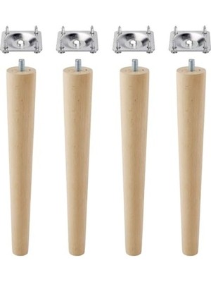 Frefly Store Ahşap Mobilya Için 30 cm M8 Civatalı Koltuk ve Masa Ayağı Seti (8'li)