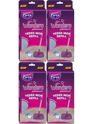 Frefly Store Wondero Yedek Paspas Mop Refill (4 Lü Set)