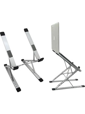 Frefly Store Ayarlanabilir Yükseklikte Taşınabilir Alüminyum Laptop Standı, 30CM