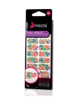 Frefly Store Nascita Kirmizi Gümüş Nokta Desenli Yapıştırma Oje (20'li)