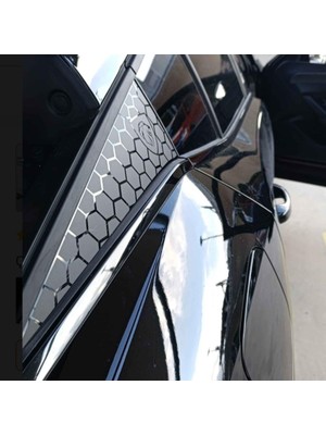 Frefly Store Peugeot 408 ile Uyumlu Kelebek Cam Sticker Set Aslan, Logolu Tüm Model Yılları ile Uyumlu