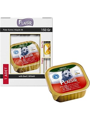Frefly Store Plaisir Beef Biftekli Küçük Irk Köpek Konservesi 150 gr