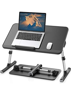 Frefly Store Bix  AL30 Ayarlanabilir Laptop Standı Ergonomik Tasarım 17 Inç Uyumlu Taşınabilir Masa Siyah