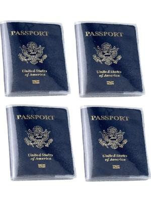 1001 Pasaport Kılıfı,pasaport Koruyucu,pasaport Kabı Şeffaf (4)