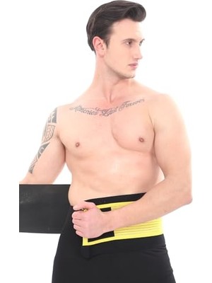 1001 Siyah Bel Düzeltici Karın Kemeri Unisex Üst Çalıştırıcı Neopren Premium Kalite Korse Vücut