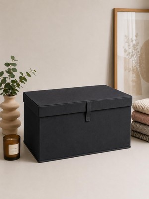 1001 Çok Amaçlı Organizer Lüks Saklama Kutusu Düzenleyici Hurç (Maxi Boy 50 * 40 * 30 Cm)