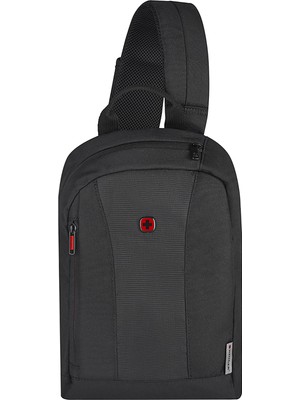 1001 Monosling Omuz Çantası, Tablet Bölmeli, 10 Inç, Ayarlanabilir Kemer, 6 L, Hafif, Siyah, 611876