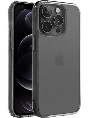 1001 iphone 12-12 Pro ile Uyumlu Supermatt Serisi Arkası Parmak Izi Tutmayan Sert Mat Polikarbonat Kenar